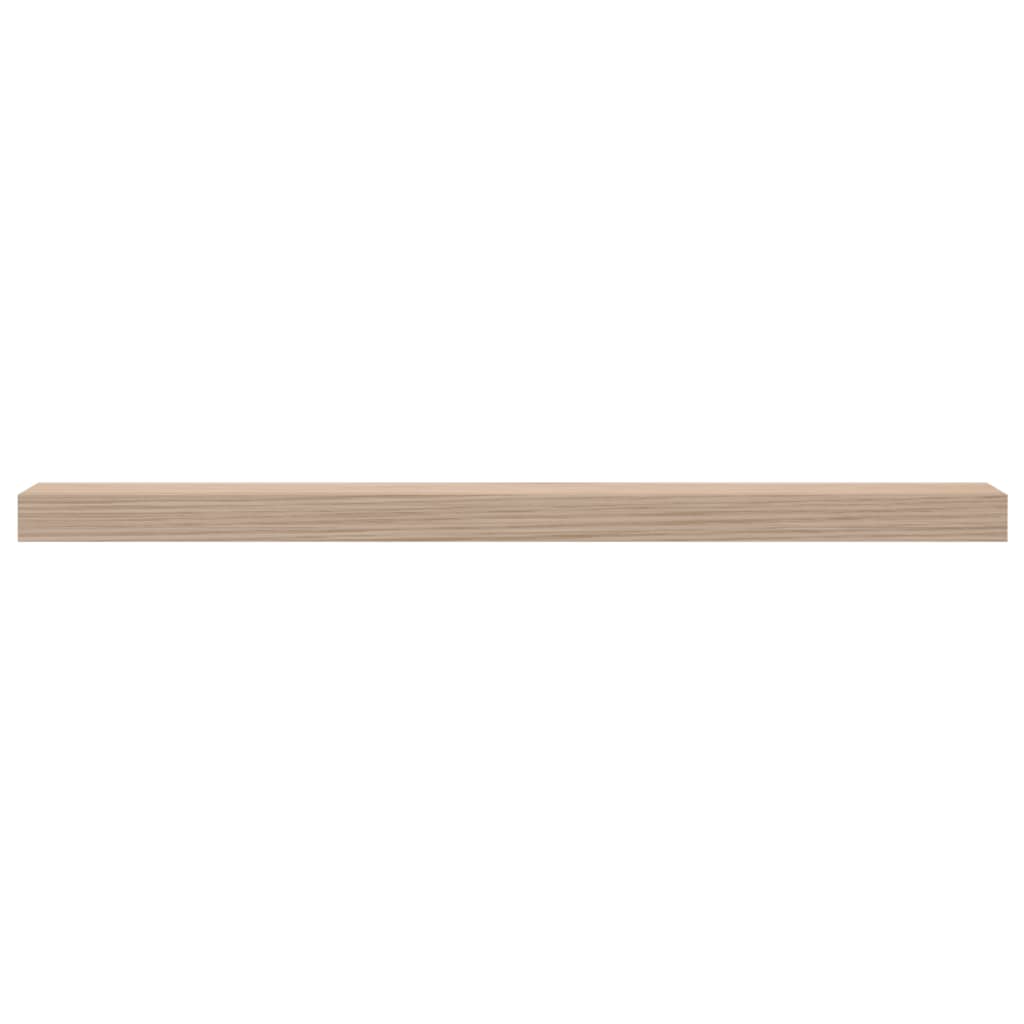 Flytende hyller 4 stk 80x23,5x4 cm konstruert tre