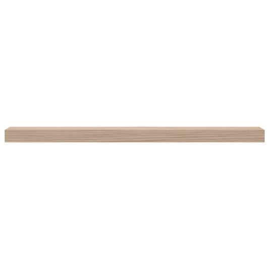 Flytende hyller 4 stk 80x23,5x4 cm konstruert tre