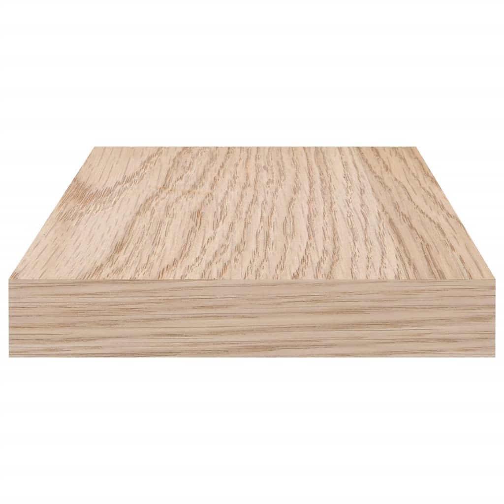 Flytende hyller 4 stk 80x23,5x4 cm konstruert tre