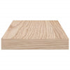 Flytende hyller 4 stk 80x23,5x4 cm konstruert tre
