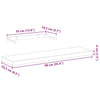 Flytende hylle 90x23,5x4 cm konstruert tre