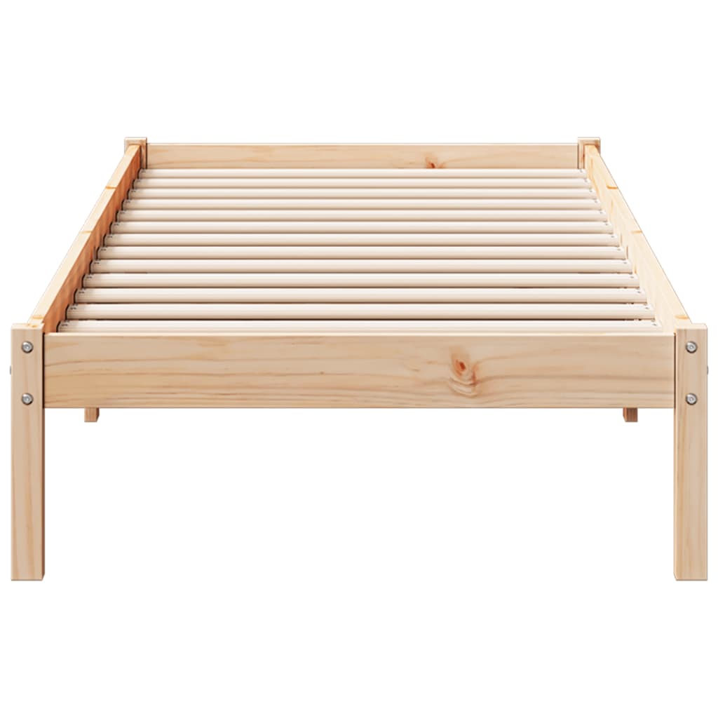Ekstra lang sengeramme uten madrass 80x210 cm heltre furu