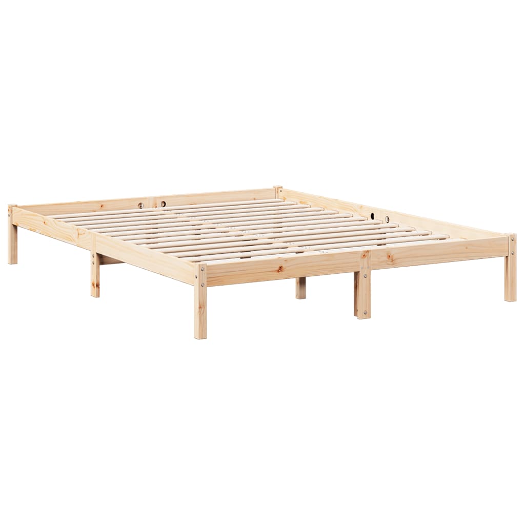 Ekstra lang sengeramme uten madrass 160x220 cm heltre furu