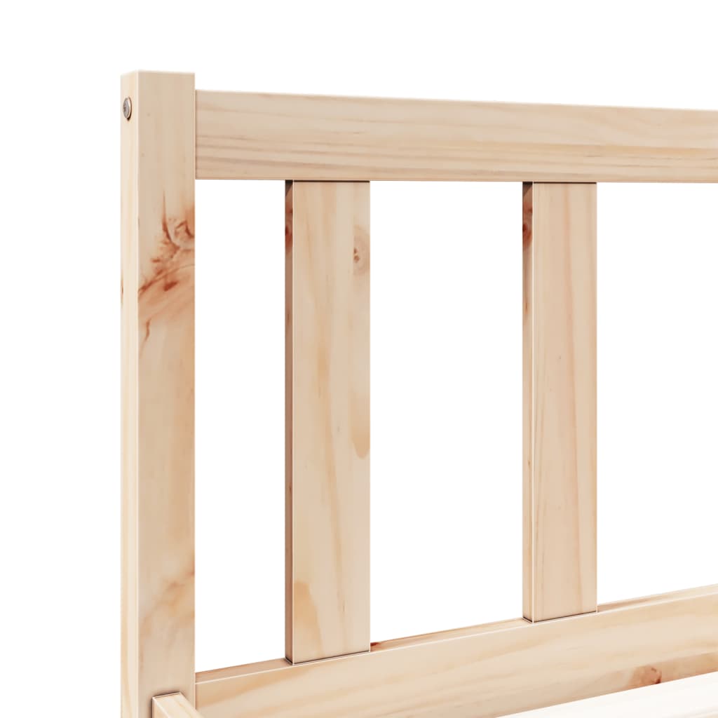 Ekstra lang sengeramme uten madrass 80x210 cm heltre furu
