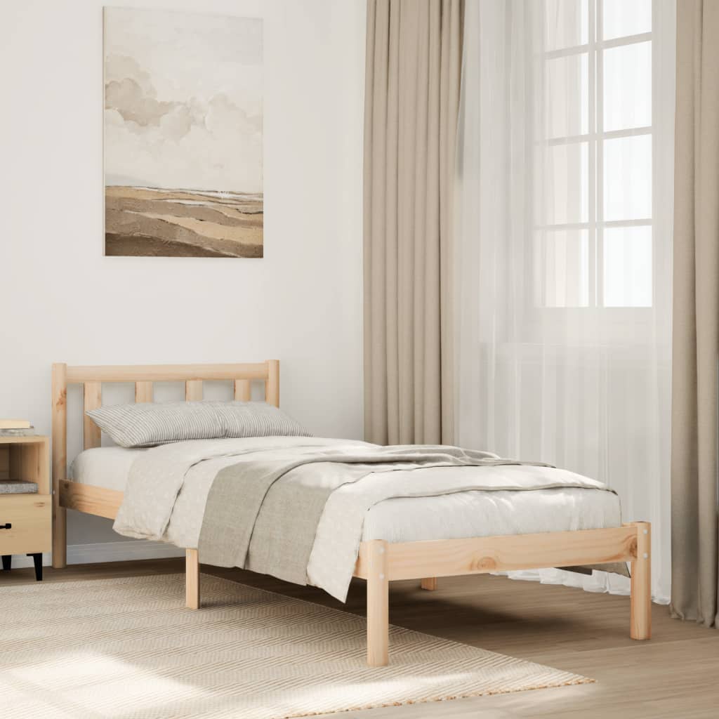 Ekstra lang sengeramme uten madrass 80x210 cm heltre furu