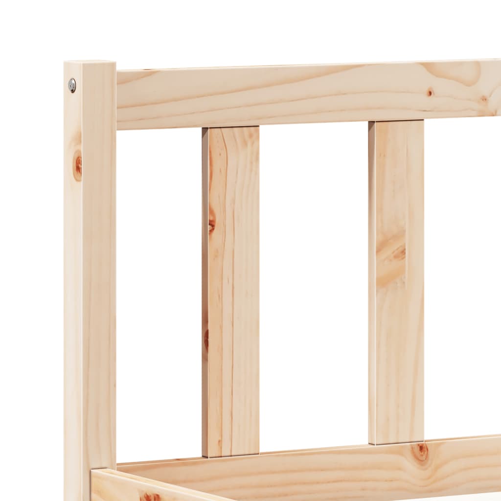 Ekstra lang sengeramme uten madrass 140x210 cm heltre furu