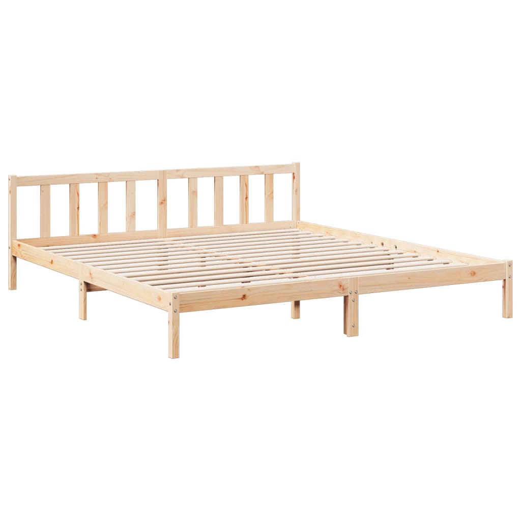 Ekstra lang sengeramme uten madrass 200x220 cm heltre furu