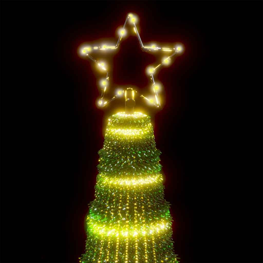 LED Juletre 475 LEDs Varm Hvit 247 cm