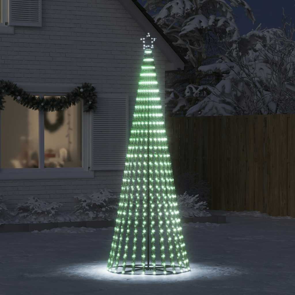 Juletre lyskjegle 475 LED kaldhvit 247 cm