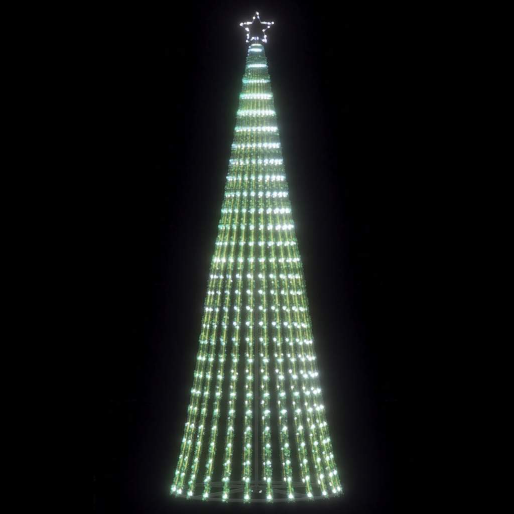 Juletre lyskjegle 475 LED kaldhvit 247 cm