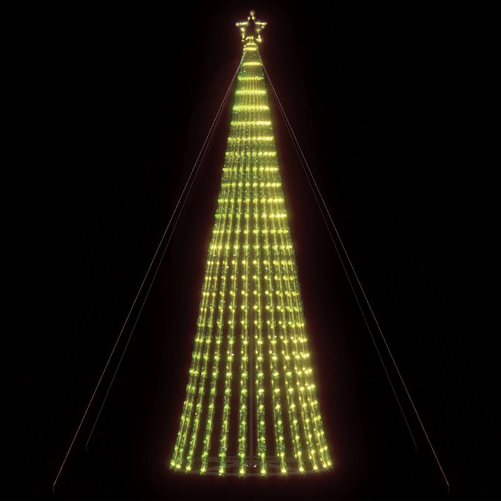 LED Juletre 1028 LEDs Varm Hvit 403 cm