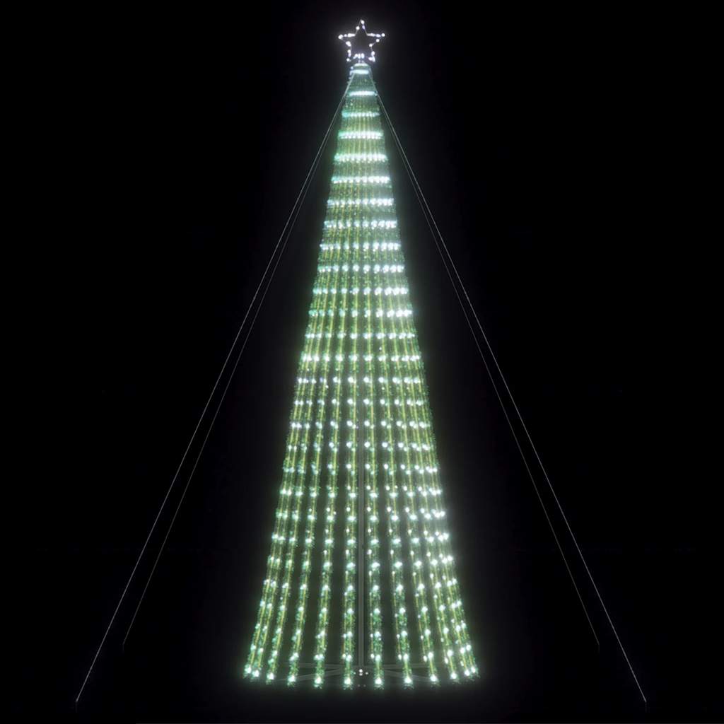 Juletre lyskjegle 1028 LED kaldhvit 403 cm