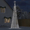 LED Juletre med Spikes 1534 LEDs Kald Hvit 500 cm