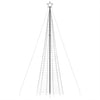 LED Juletre med Spikes 1534 LEDs Kald Hvit 500 cm