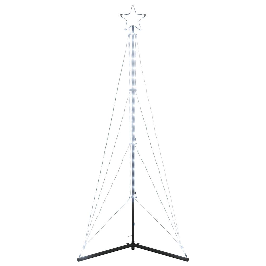 Juletrelys 363 LEDs kald hvit 180 cm