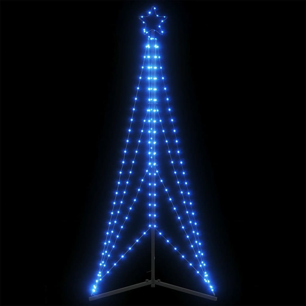 LED Juletre 363 LEDs Blå 182 cm