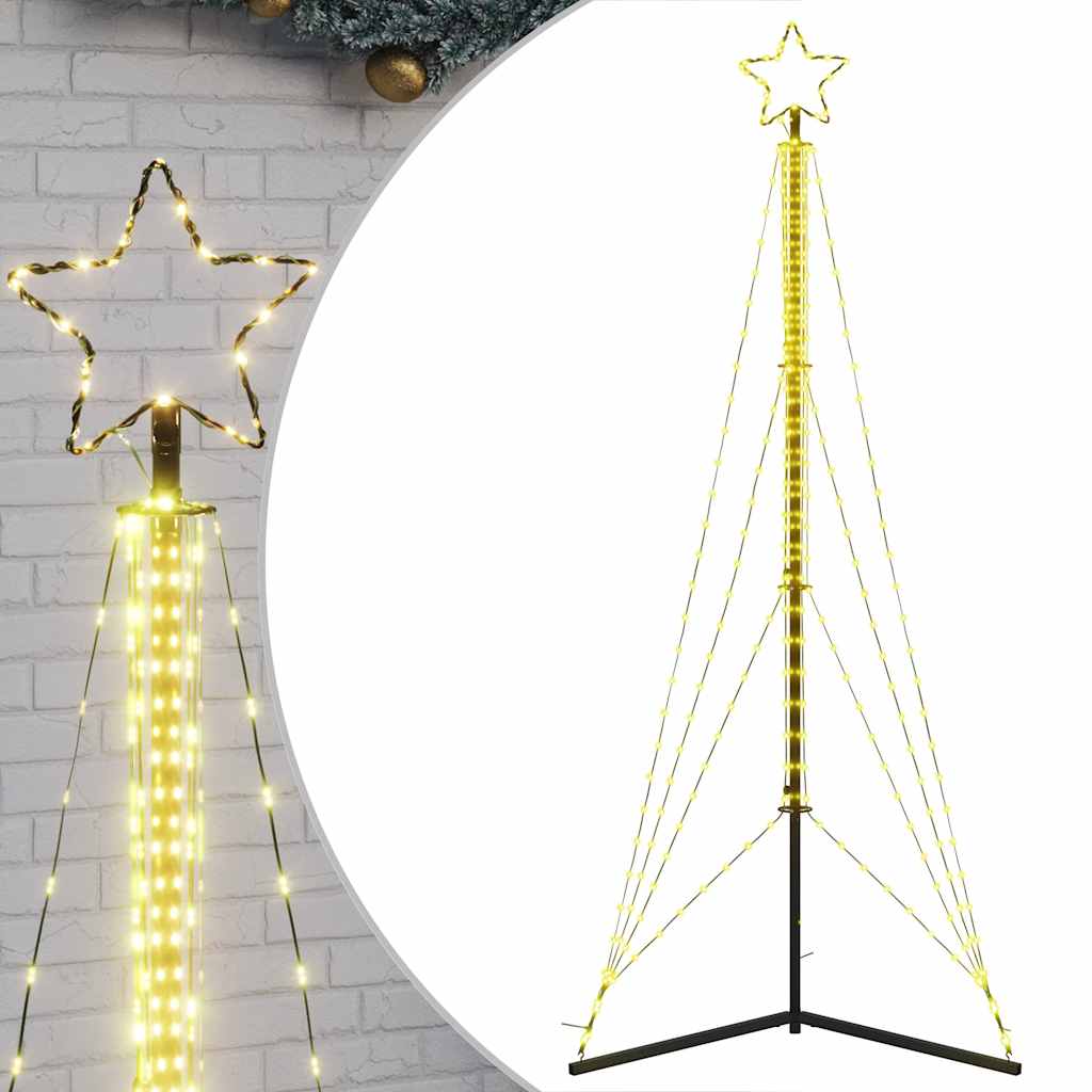 LED juletre 483 LEDs Varm Hvit 240 cm
