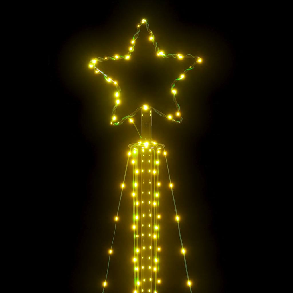 LED juletre 483 LEDs Varm Hvit 240 cm