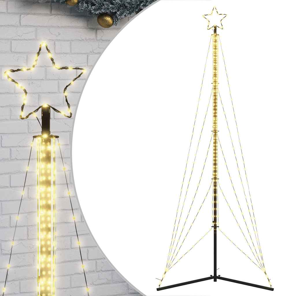 LED Juletre 525 LEDs Varm Hvit 302 cm