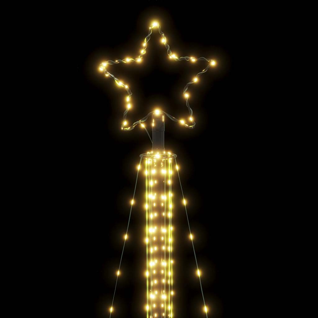 LED Juletre 525 LEDs Varm Hvit 302 cm