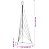 LED Juletre 525 LEDs Varm Hvit 302 cm