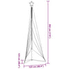 LED Juletre 525 LEDs Blå 302 cm