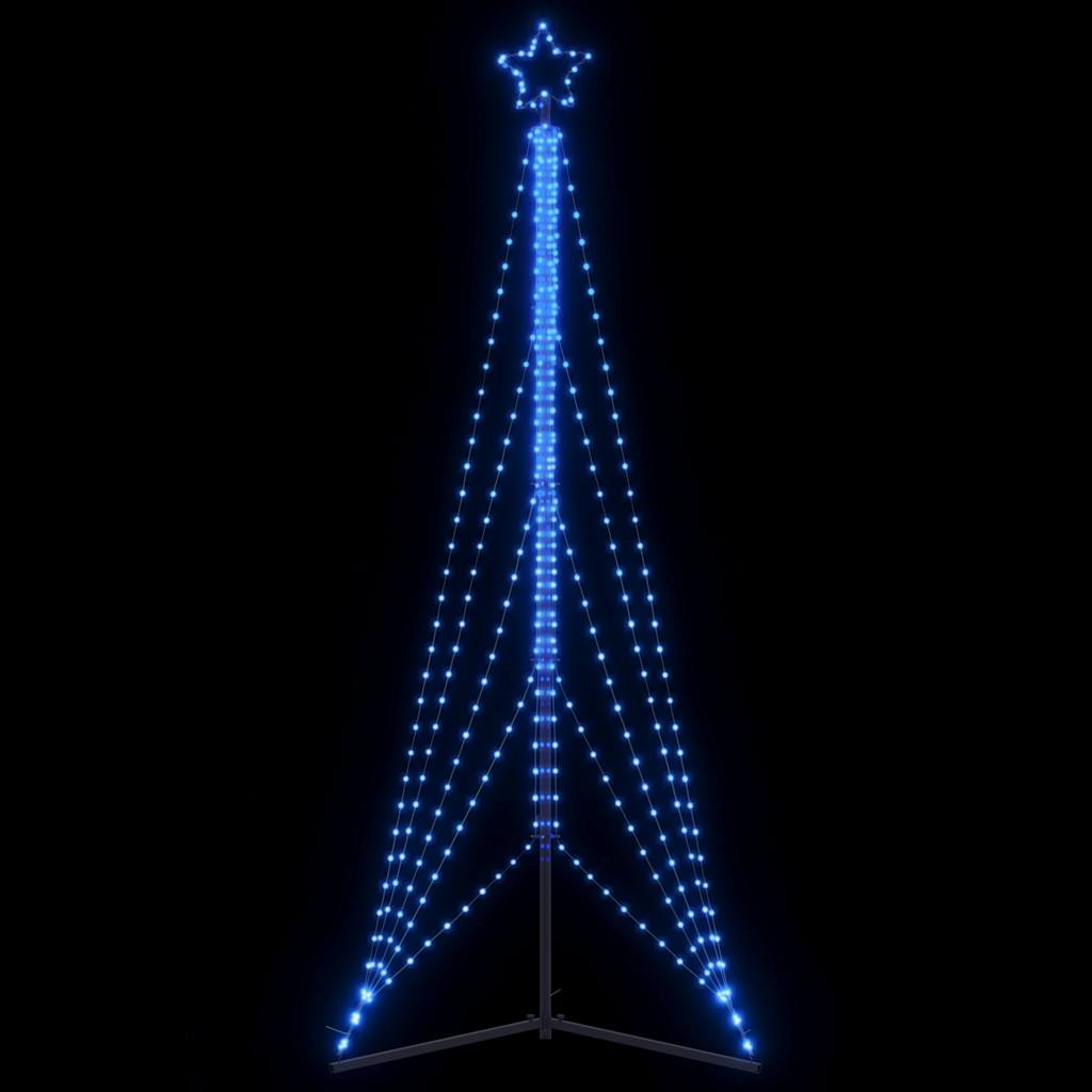 LED Juletre 525 LEDs Blå 302 cm