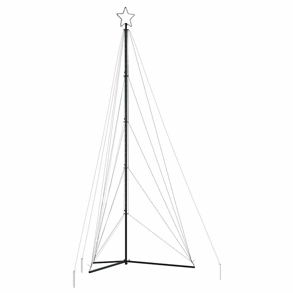 LED juletre 615 LEDs Varm Hvit 404,5 cm