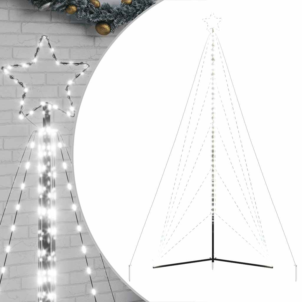 Juletrelys 615 LEDs kald hvit 404,5 cm