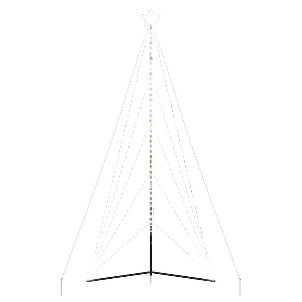 LED Juletre 615 LEDs Kald Hvit 404,5 cm