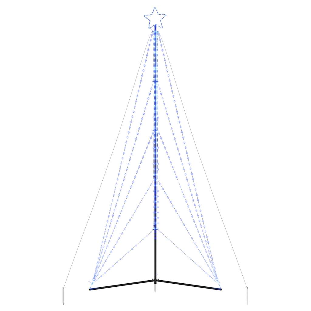 Juletrelys 615 LEDs blå 404,5 cm