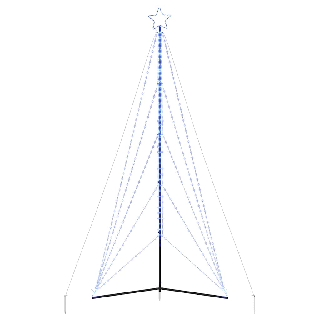 LED Juletre 615 LEDs Blå 404,5 cm