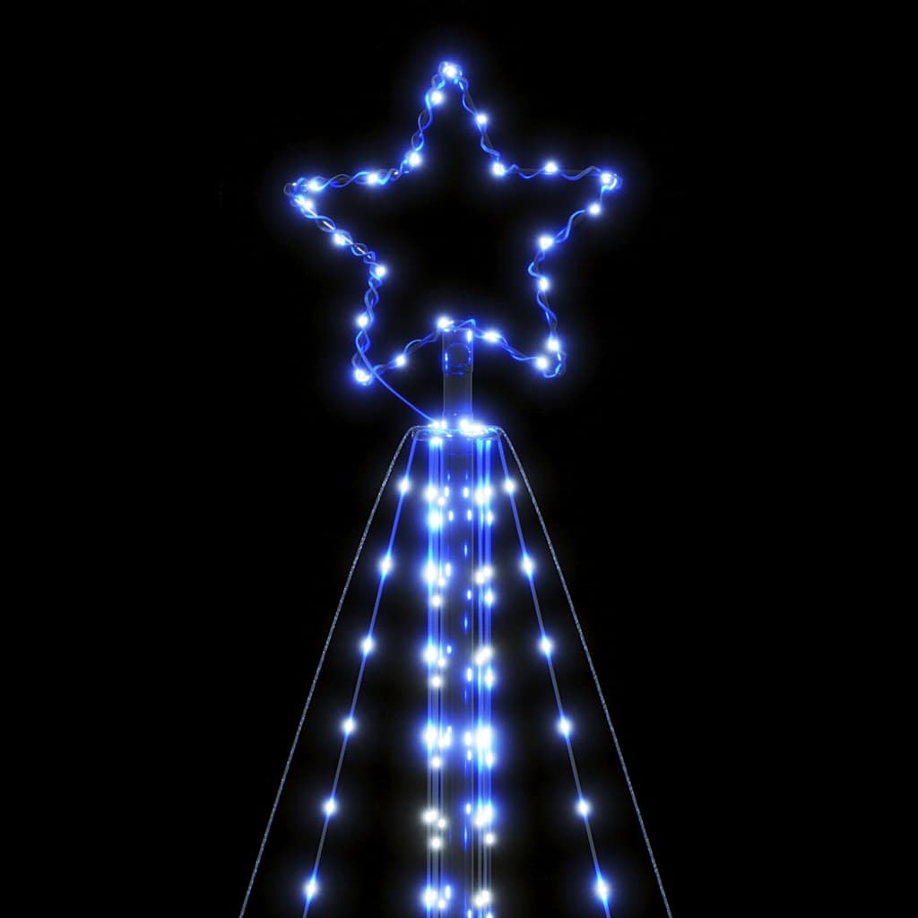 LED Juletre 615 LEDs Blå 404,5 cm