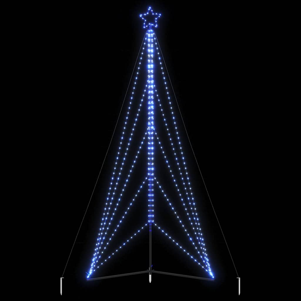 LED Juletre 615 LEDs Blå 404,5 cm