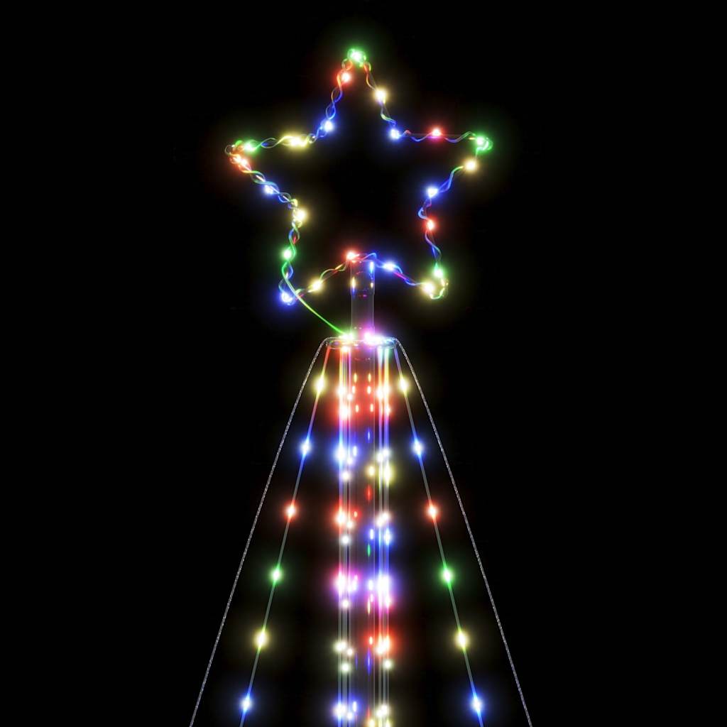 LED Juletre 615 LED Fargerike 404,5 cm