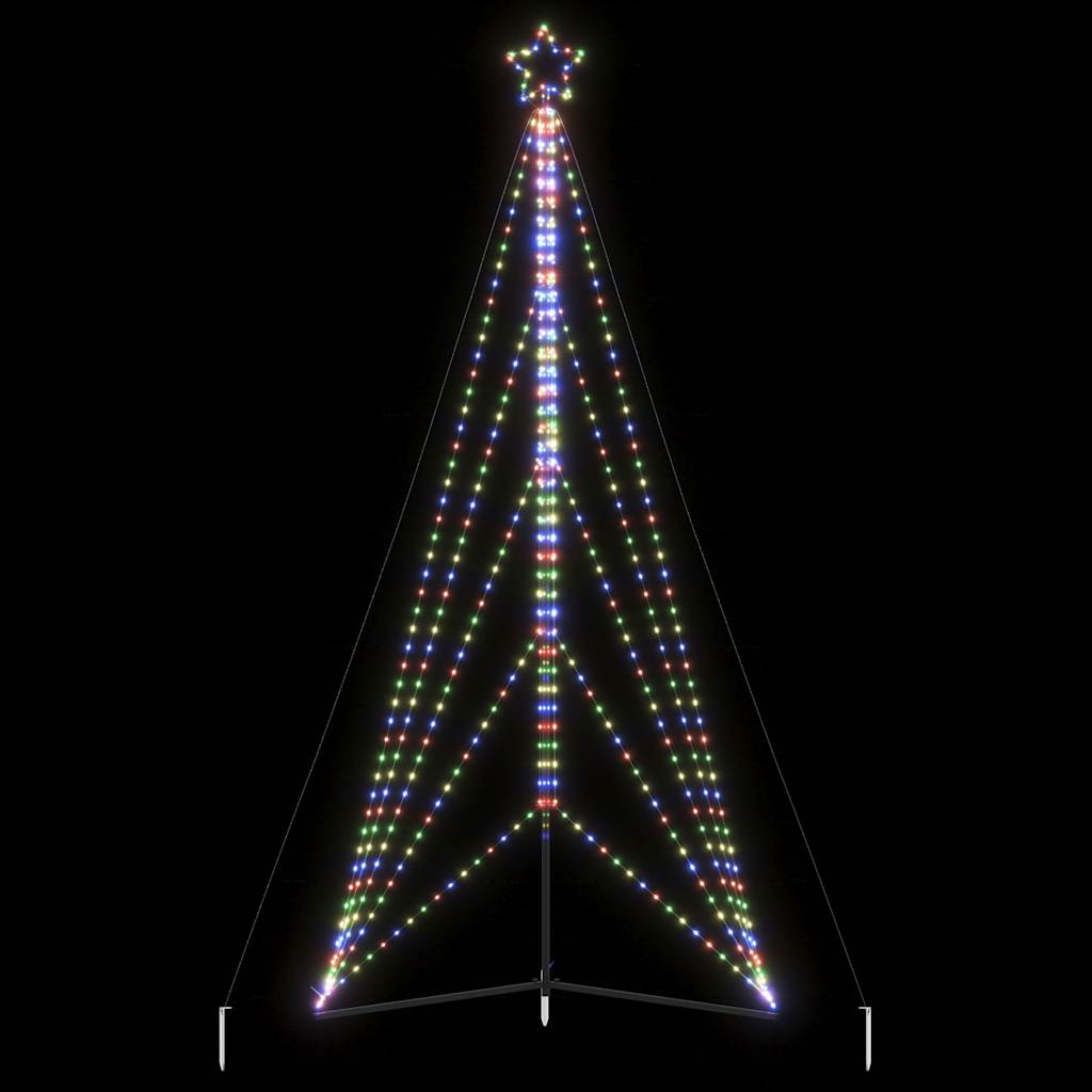 LED Juletre 615 LED Fargerike 404,5 cm