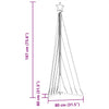 LED Juletre 339 LEDs Varm Hvit 187 cm