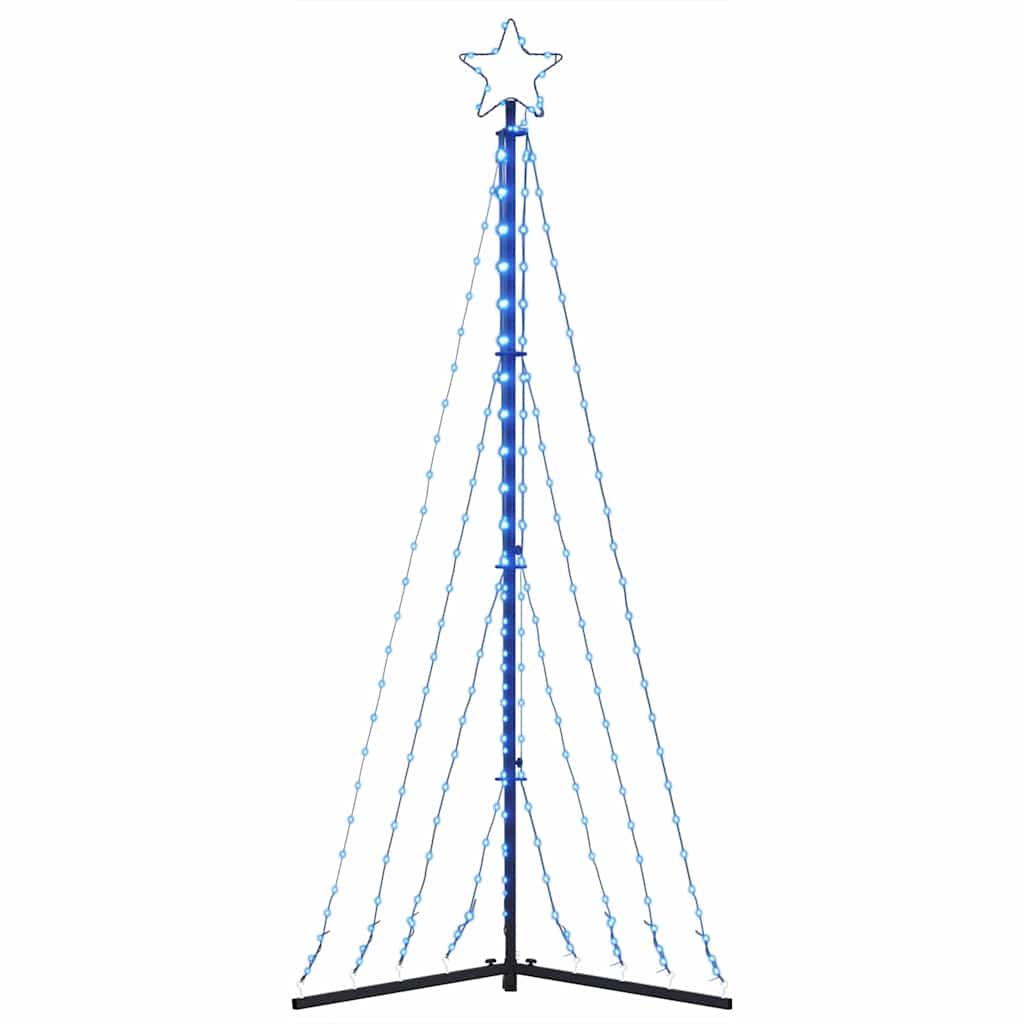 Juletrelys 339 LEDs blå 187 cm