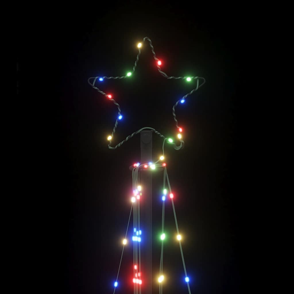 Juletrelys 339 LEDs fargerik 187 cm