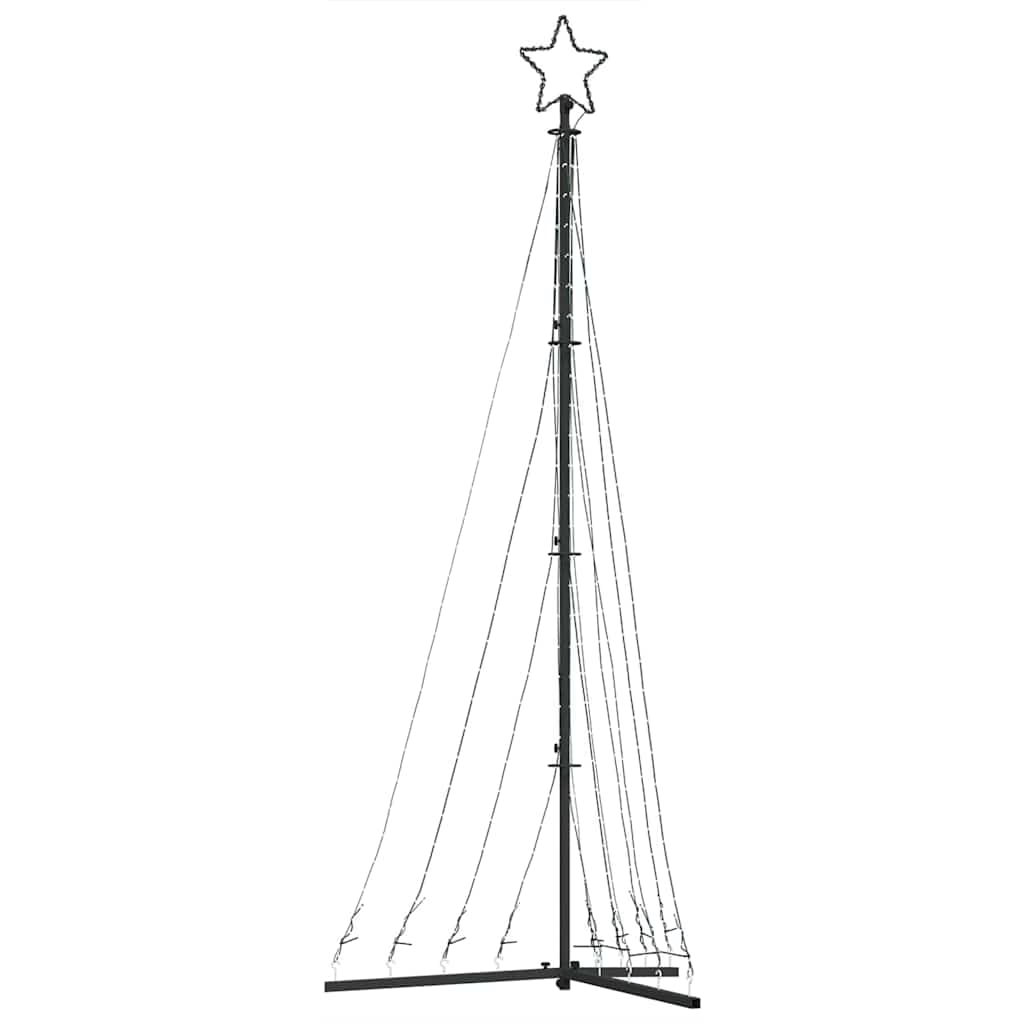 LED Juletre 447 LEDs Varm Hvit 249 cm