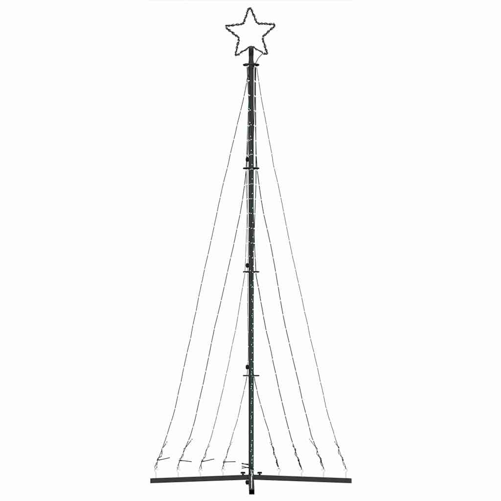 LED Juletre 447 LEDs Varm Hvit 249 cm