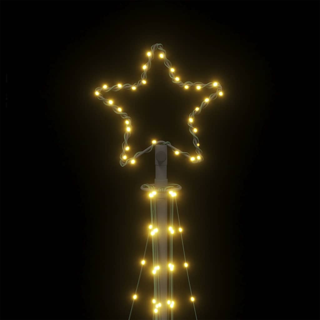 LED Juletre 447 LEDs Varm Hvit 249 cm