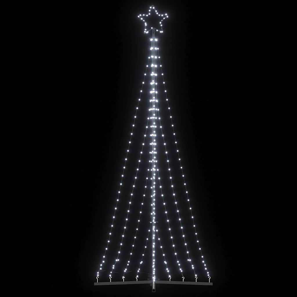 LED Juletre 447 LEDs Kald Hvit 250 cm