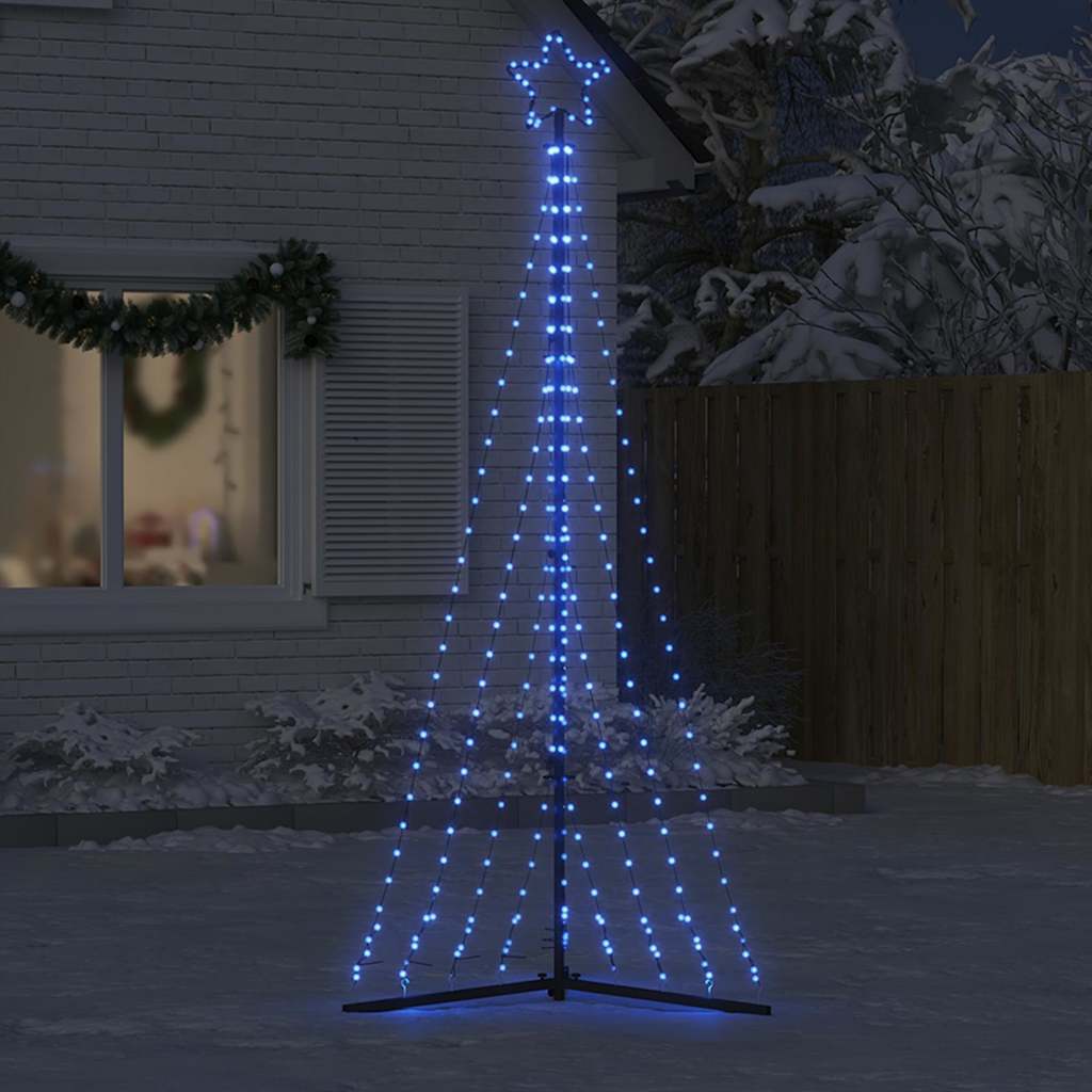 Juletrelys 447 LEDs blå 249 cm