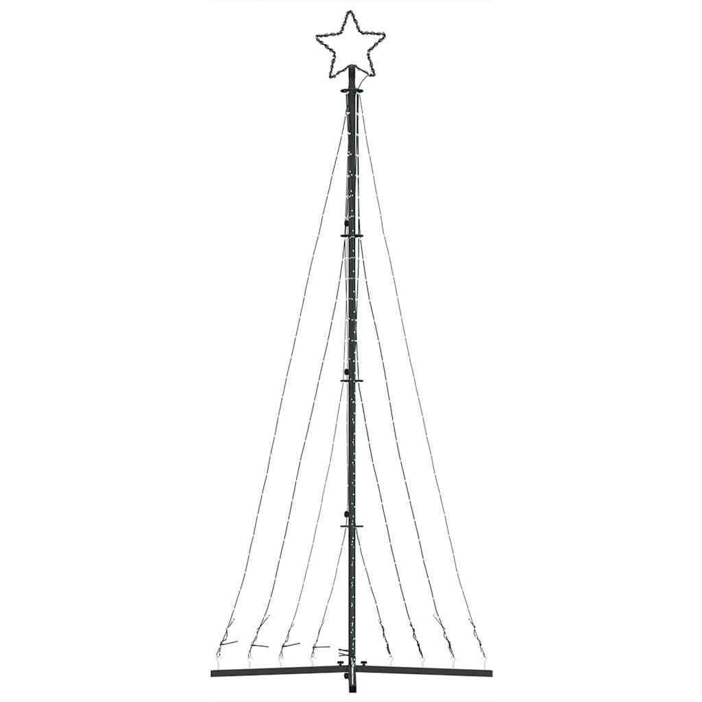 Juletrelys 447 LEDs fargerik 249 cm