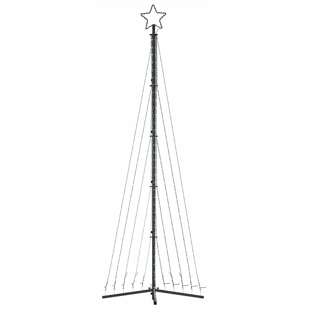 LED juletre 495 LEDs Varm Hvit 300,5 cm