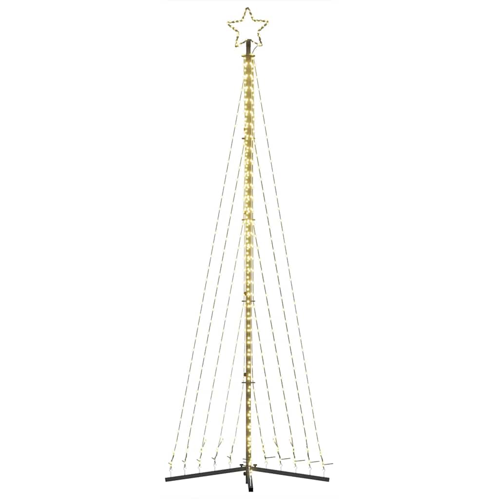 LED juletre 495 LEDs Varm Hvit 300,5 cm