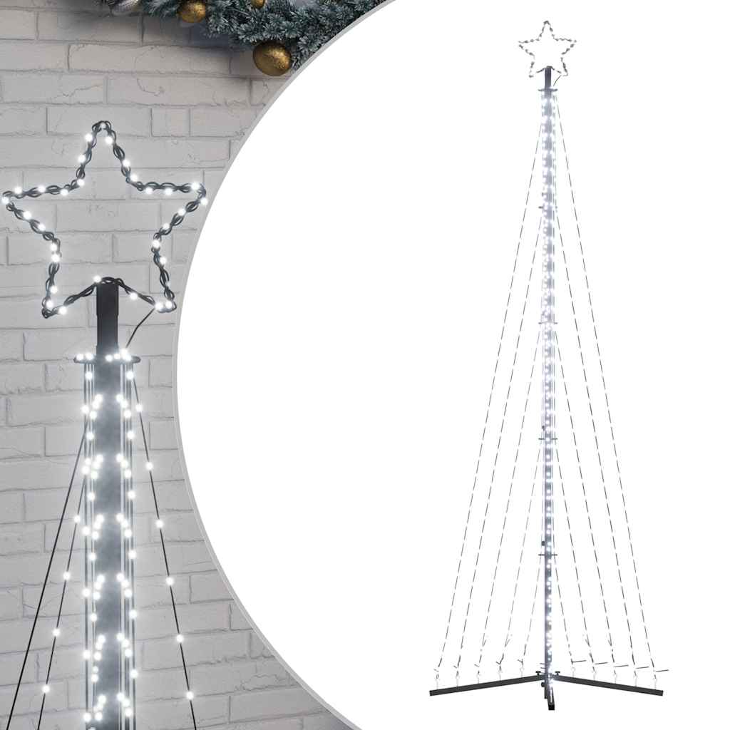 Juletrelys 495 LEDs kald hvit 300,5 cm