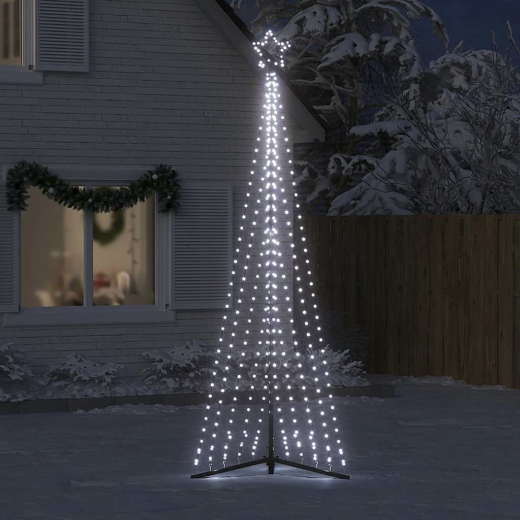 Juletrelys 495 LEDs kald hvit 300,5 cm