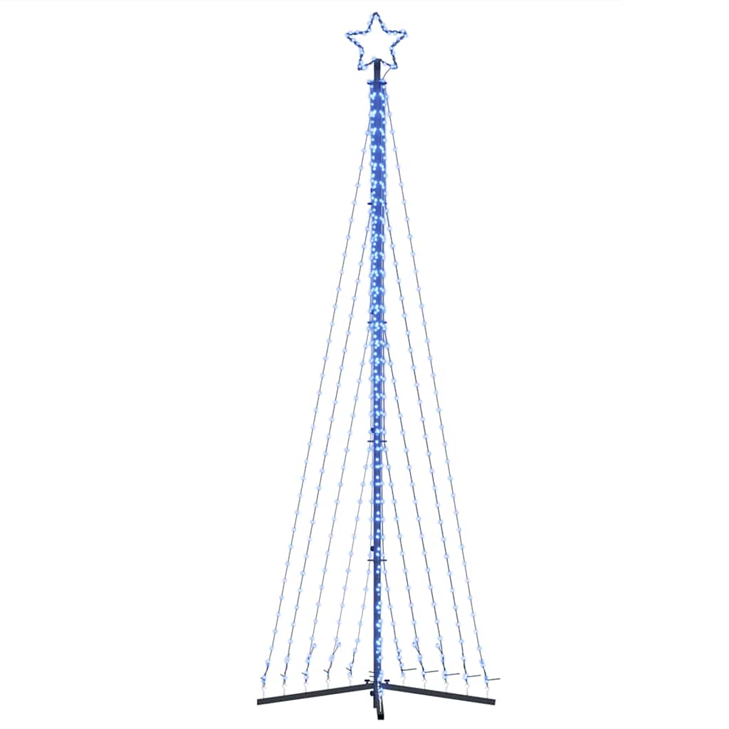 LED Juletre 495 LEDs Blå 300,5 cm